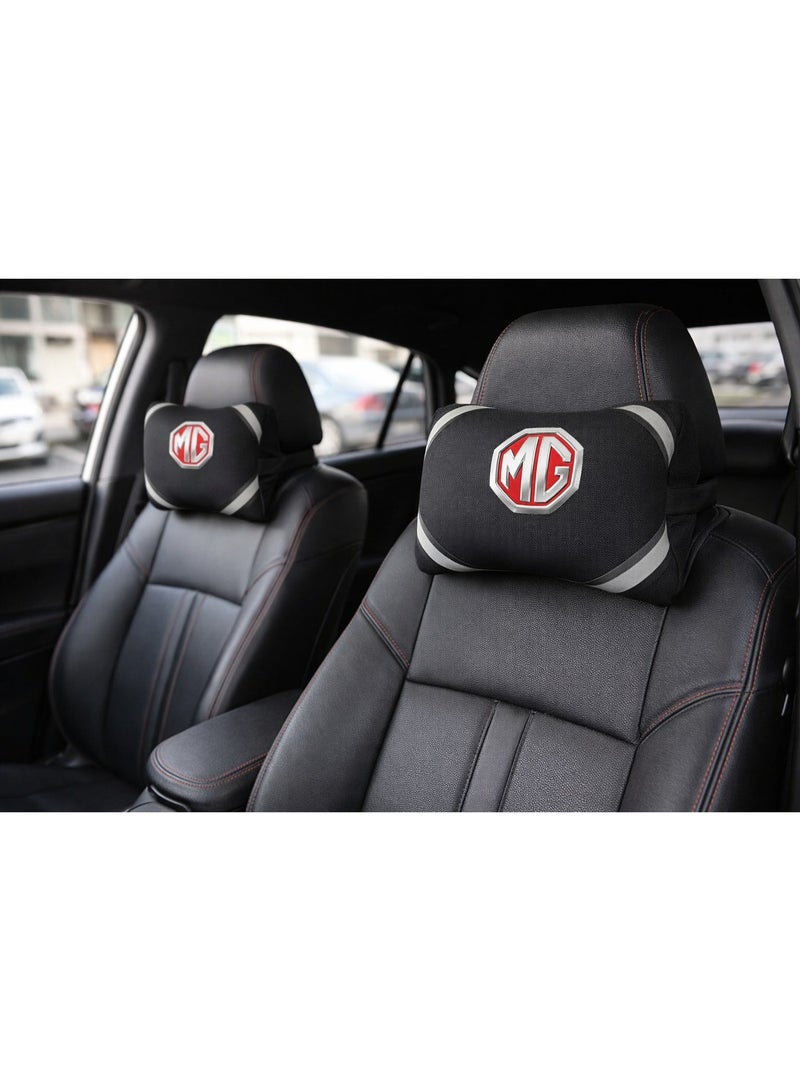 MG Pair of Car Neck Support Pillows – Compatible with MG - Image 1